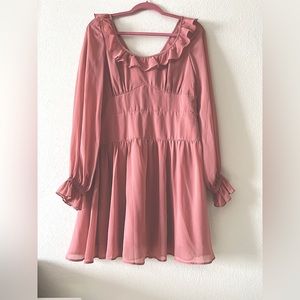 ASOS Pink Chiffon Mini